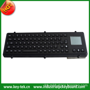 IP65 Vandal Proof Black Keyboard with Touchpad (K-TEK-M380TP-BT)